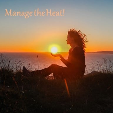 woman-holding-sun-manage-heat-hot-flashes